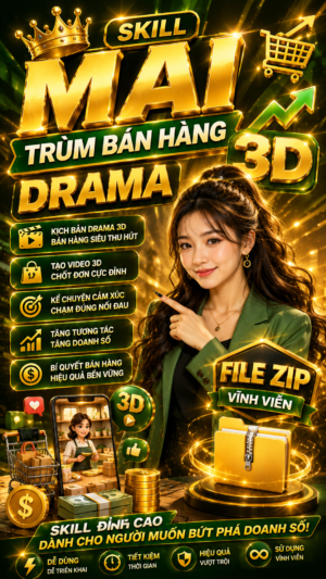 SKILL MAI TRÙM BÁN HÀNG DRAMA 3D FILE ZIP VĨNH VIỄN