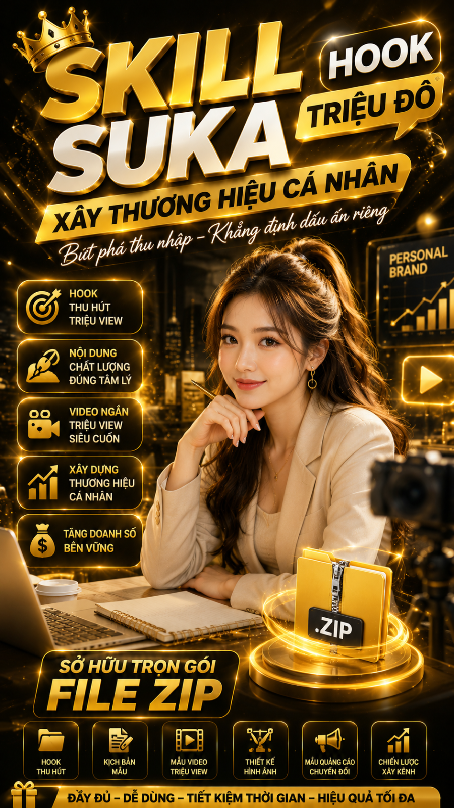SKILL XUKA HOOK TRIỆU ĐÔ TRỌN GÓI FILE ZIP VĨNH VIỄN